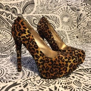Cheetah heels